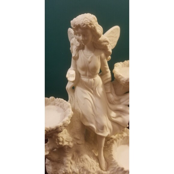 PartyLite P7298 Ariana's Garden Fairy Statue Tea Light Candle Holder Figurine - Picture 5 of 6